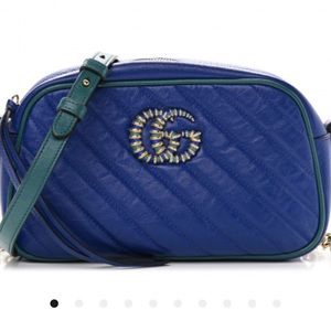 GUCCI BLUE CROSSBODY